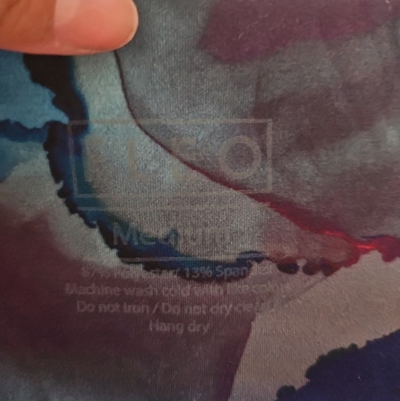 Fleo Womens Midnight Melt Weighlifting Gym Shorts (True High Contour) M - Picture 7 of 9